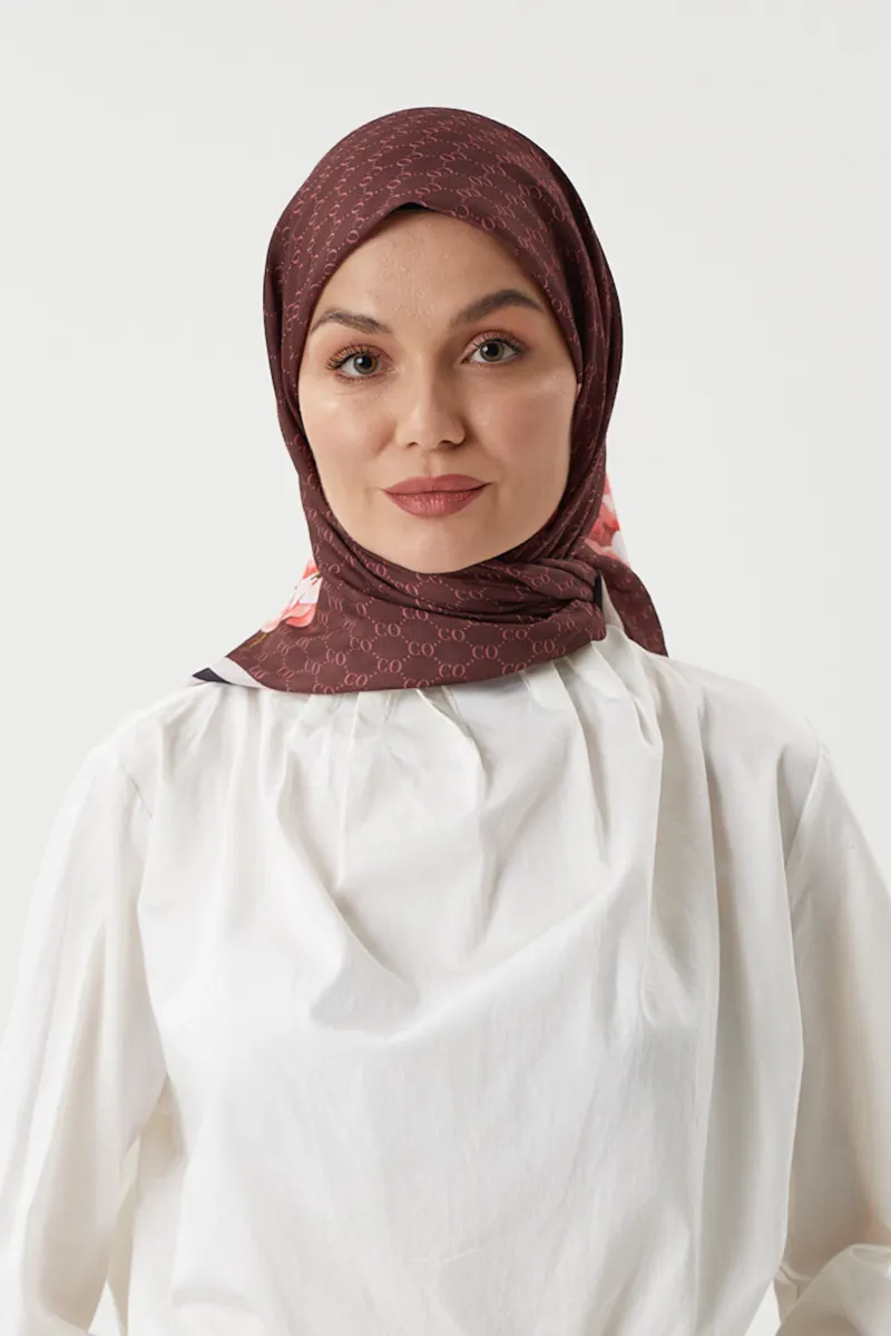 Acı Kahve - Rose Pamuk Eşarp · görsel 2