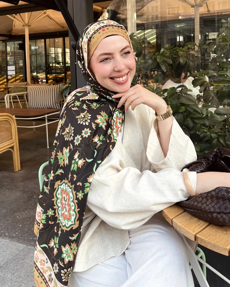 Altın Yolu Silk Nomads Vual İpek Şal