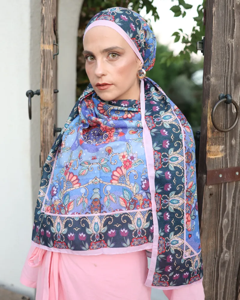 Ay Atlası Silk Nomads Vual İpek Şal · görsel 2