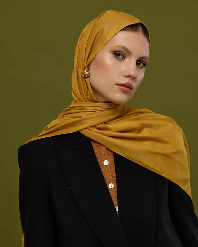 Bal Revanı & Kumral Toprak Hürrem Desen Şal - 48
