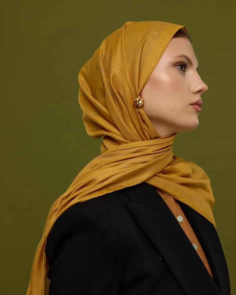 Bal Revanı & Kumral Toprak Hürrem Desen Şal - 48