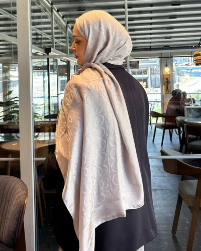 Bej Imannoor Ester Desen Pamuk Jakar Şal · Bej Imannoor
