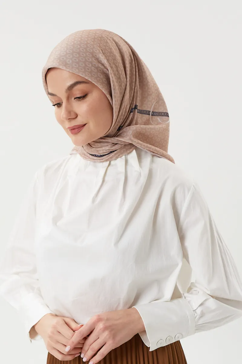 Bej - Morocco Pamuk Eşarp · görsel 3