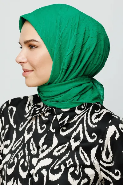 Benetton Yeşili Bambu Eşarp · Benetton Yeşili