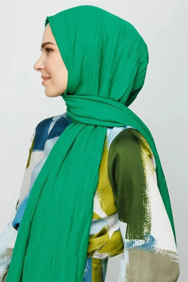 Benetton Yeşili Bambu Şal