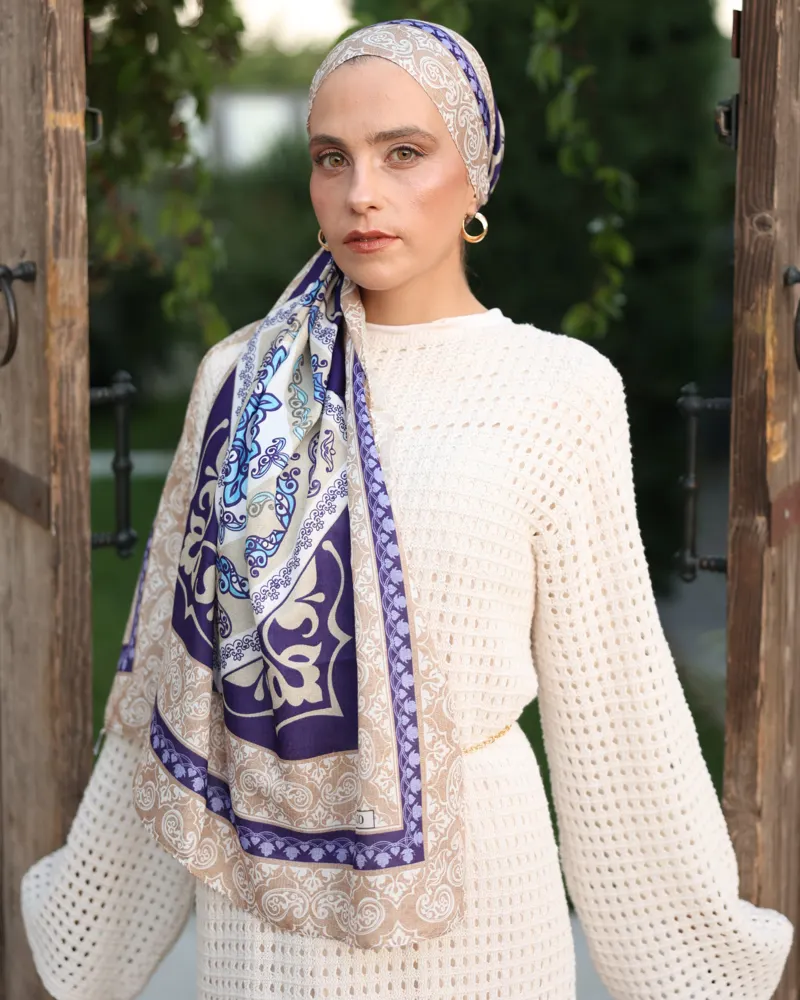 Derin Miras Silk Nomads Vual İpek Şal · görsel 3