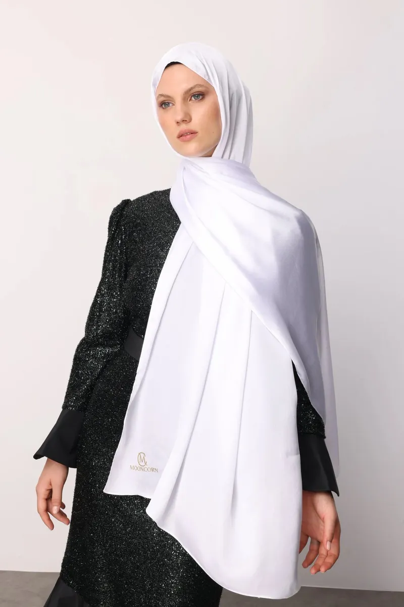 Beyaz Diamond Aura Şal