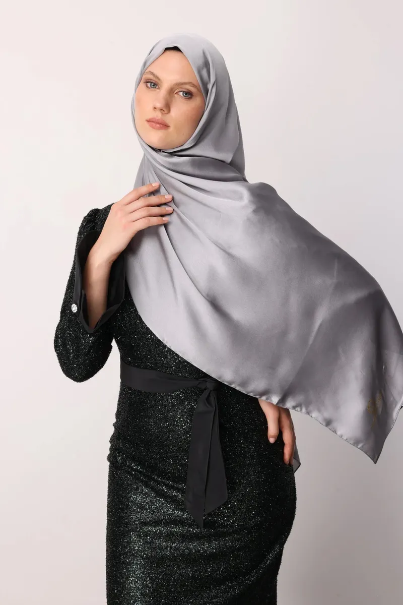 Gri Diamond Aura Şal