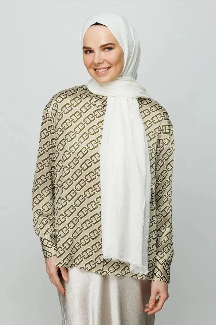 Ekru Bambu Şal · görsel 3