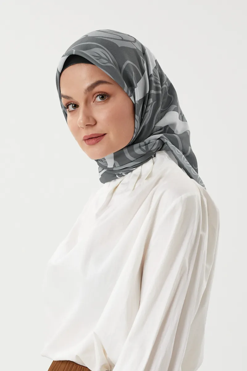 Füme - Vintage Pamuk Eşarp