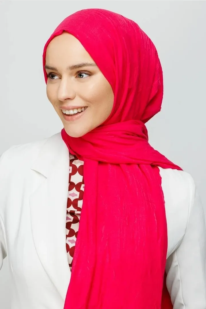 Fuşya Bambu Şal · görsel 2
