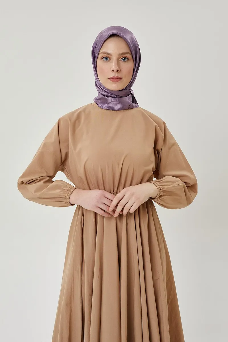 Lila G Desen Parlak Jakar Eşarp