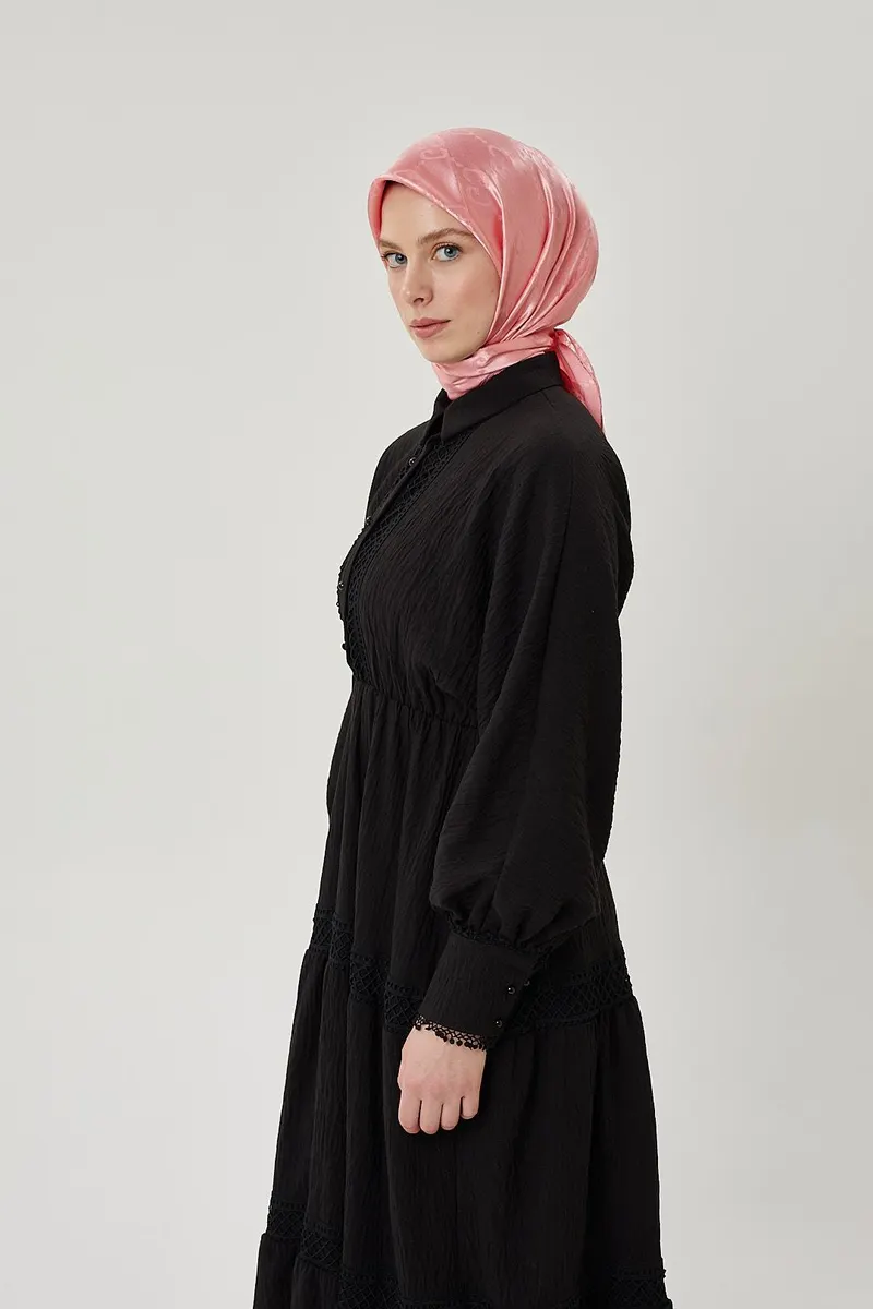 Şeker Pembe G Desen Parlak Jakar Eşarp