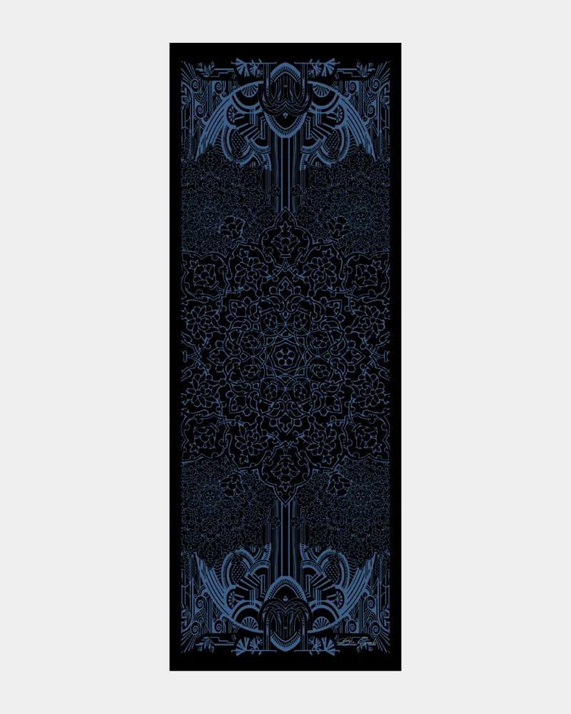 Gece & Mavi Harem Rüyası Desen Şal - 61