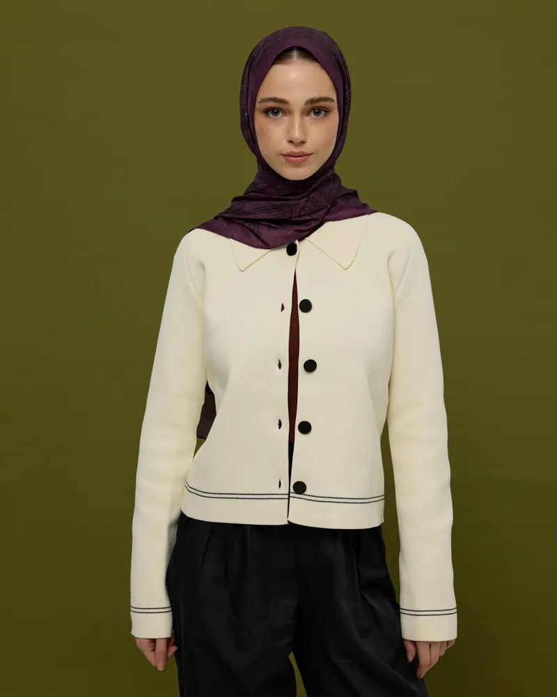 Gece & Mürdüm Bala Hatun Desen Şal - 76