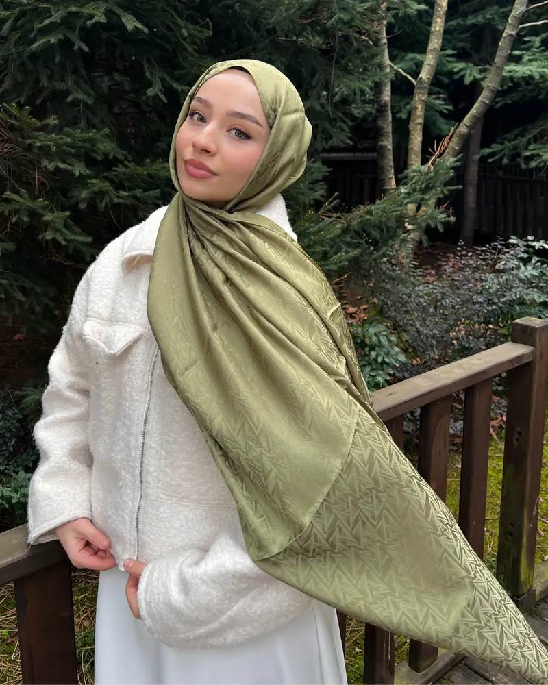 Haki Triya Desen Jakar Şal