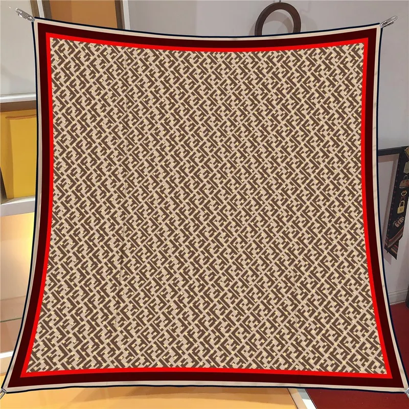 İthal Bordo & Bej F Arı Desen Twill İpek Eşarp