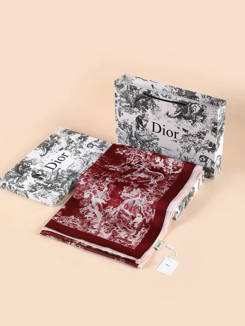 İthal Bordo D 2 Desen Vual İpek Şal