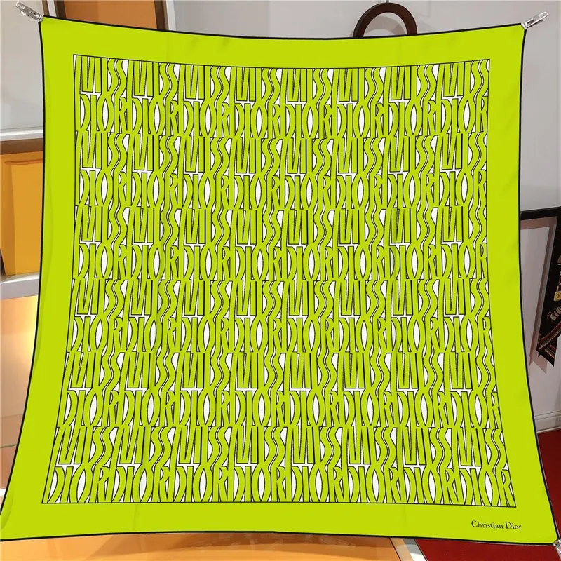 İthal Fıstık Yeşil D 2 Desen Twill İpek Eşarp
