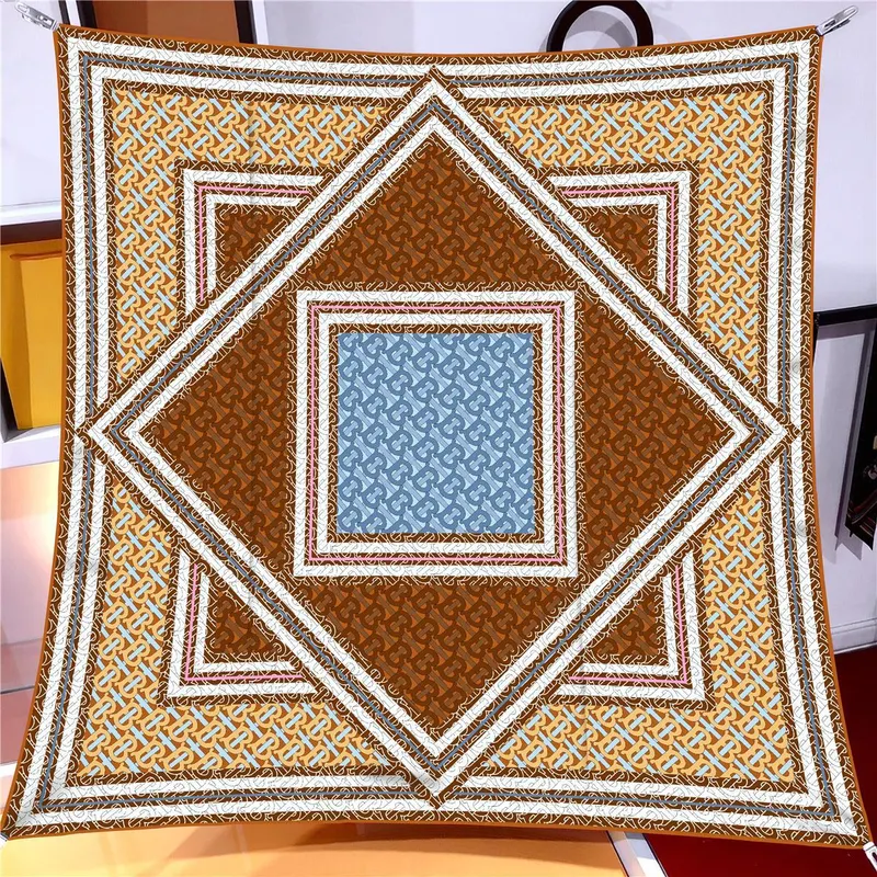 İthal Mocha B 2 Desen Twill İpek Eşarp