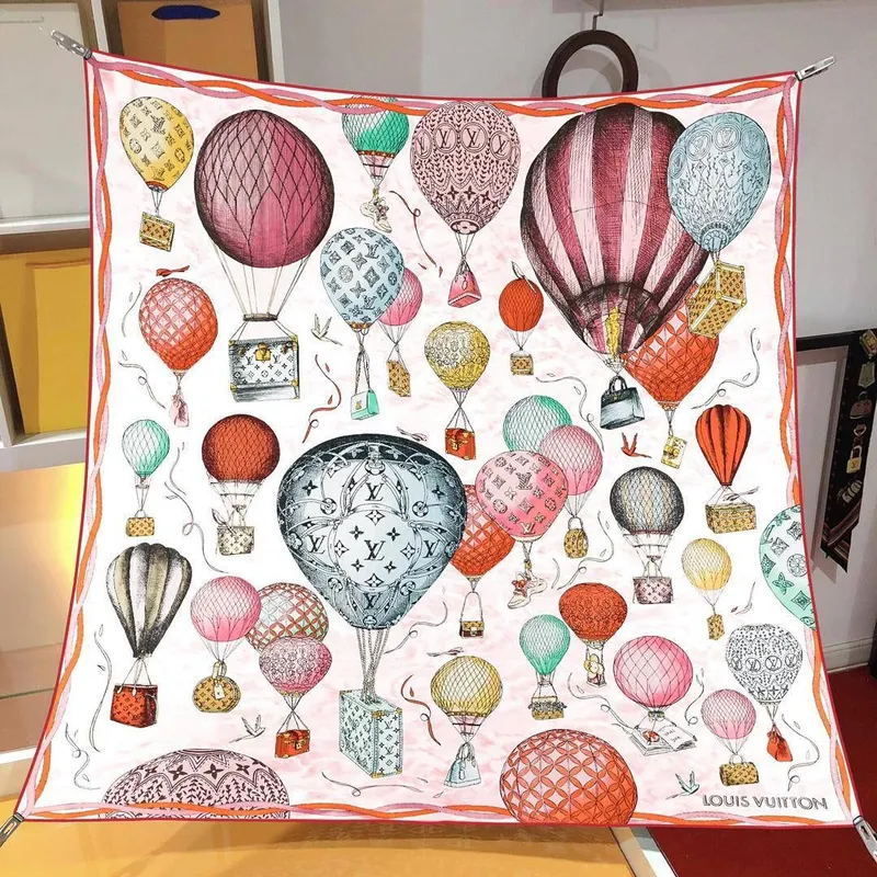İthal Pudra LV Balloon Twill İpek Eşarp