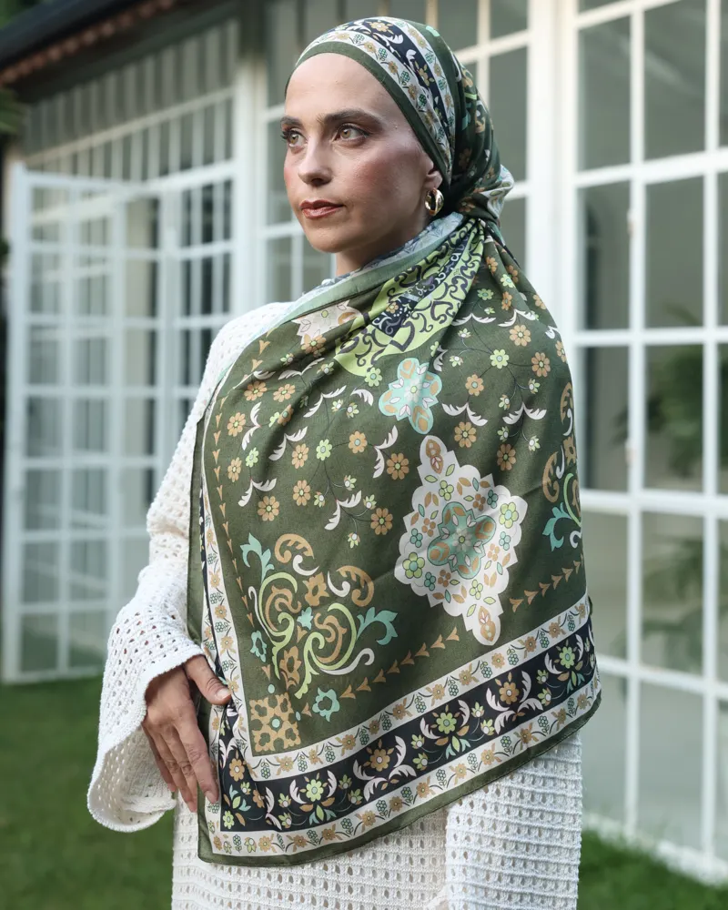 Kervan Yolu Silk Nomads Vual İpek Şal