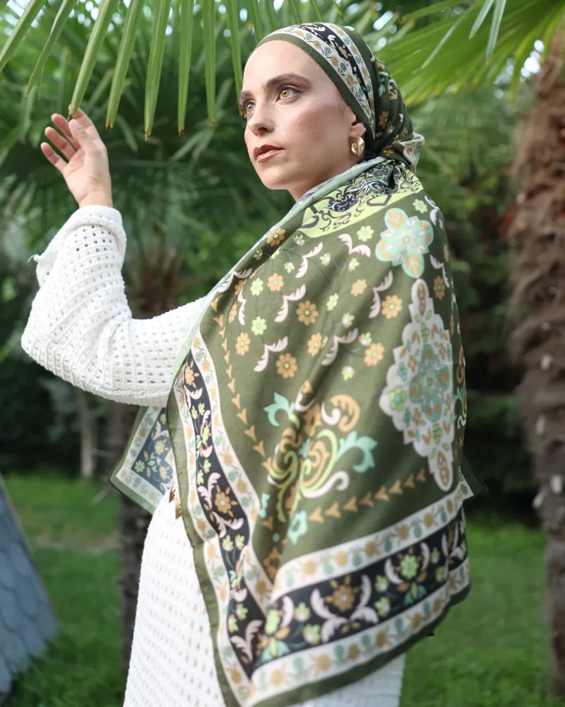 Kervan Yolu Silk Nomads Vual İpek Şal