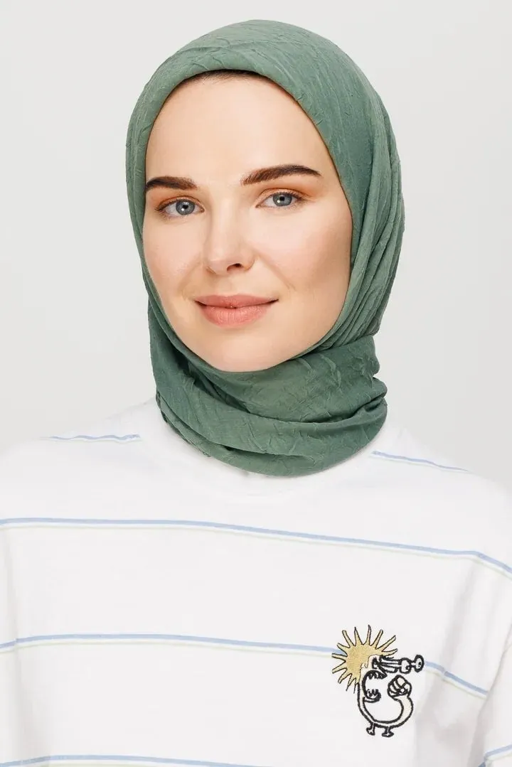 Küf Yeşili Bambu Şal