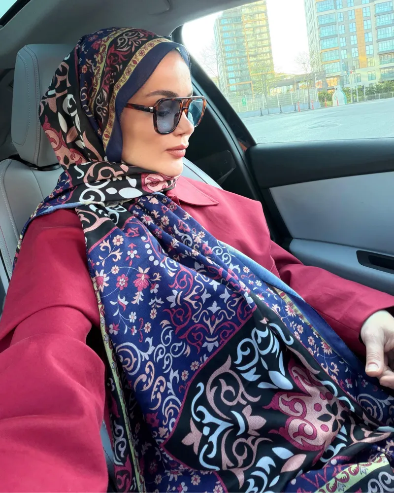 Kum Fırtınası Silk Nomads Vual İpek Şal