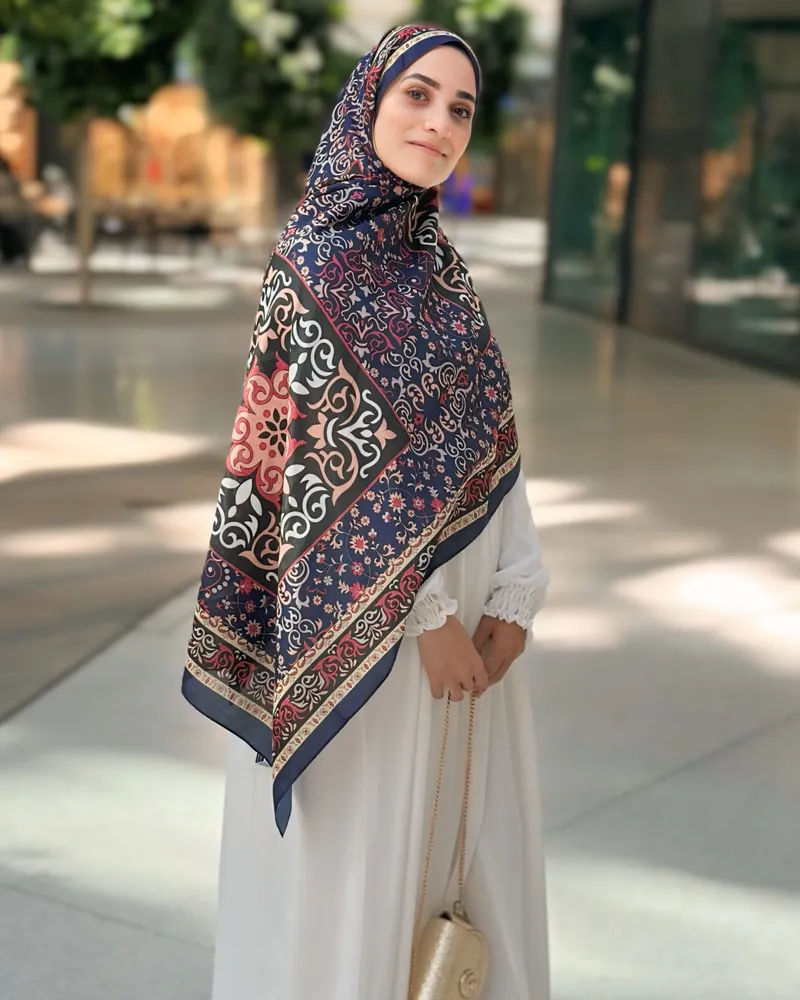 Kum Fırtınası Silk Nomads Vual İpek Şal · görsel 4