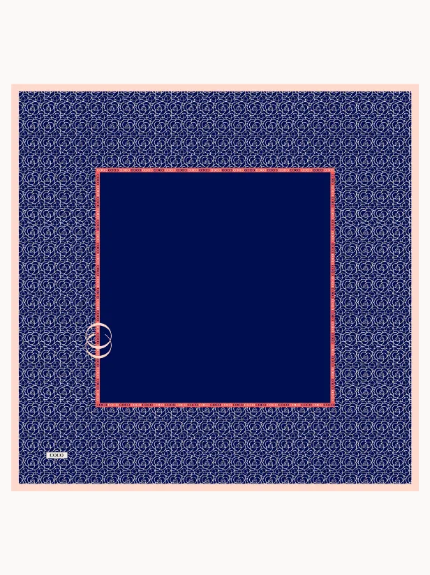 Lacivert - Paris Pamuk Eşarp