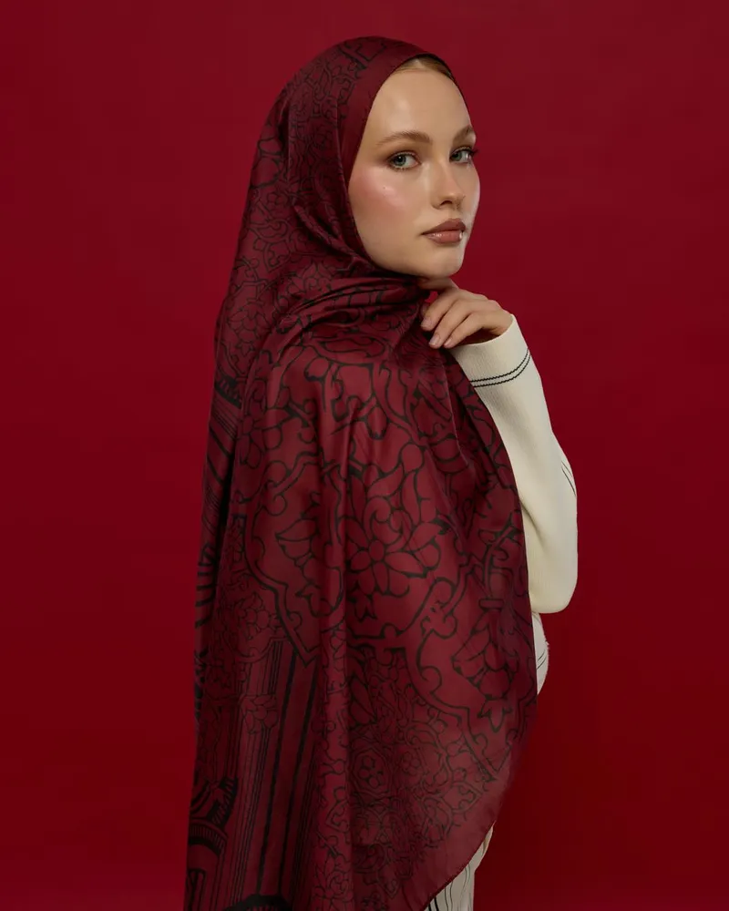 Lav & Nar Harem Rüyası Desen Şal - 78 · görsel 4