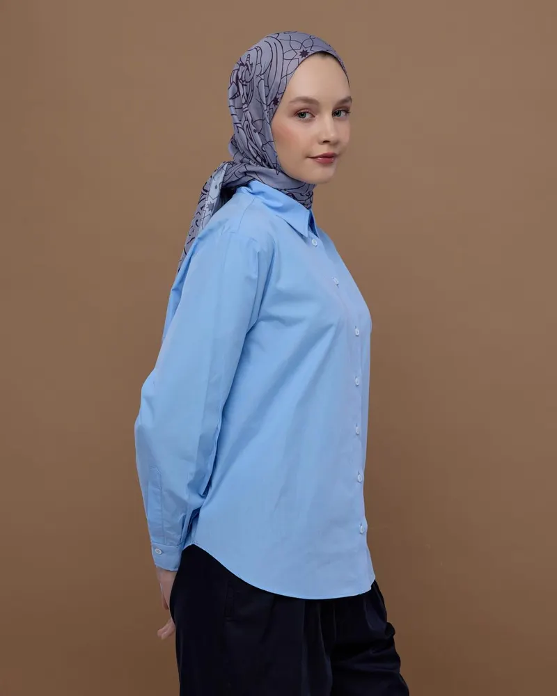 Leylak & Erguvani Efsunlu Desen Şal - 02