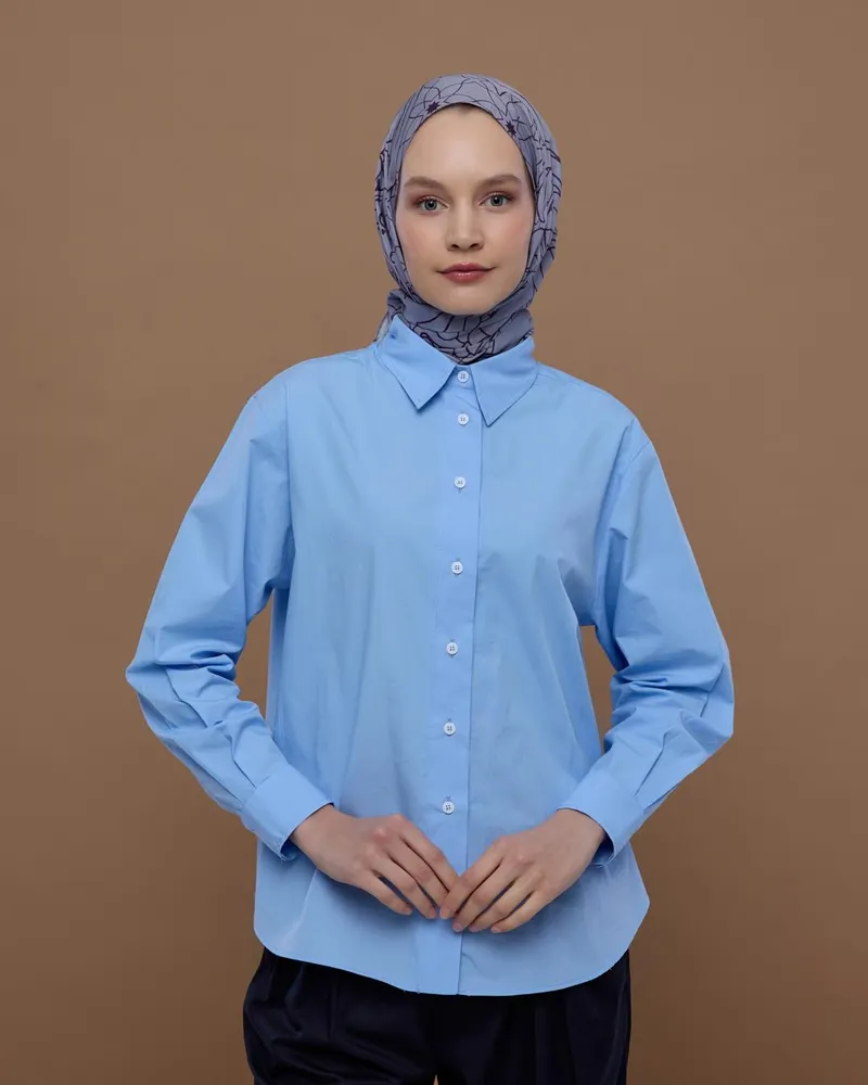 Leylak & Erguvani Efsunlu Desen Şal - 02