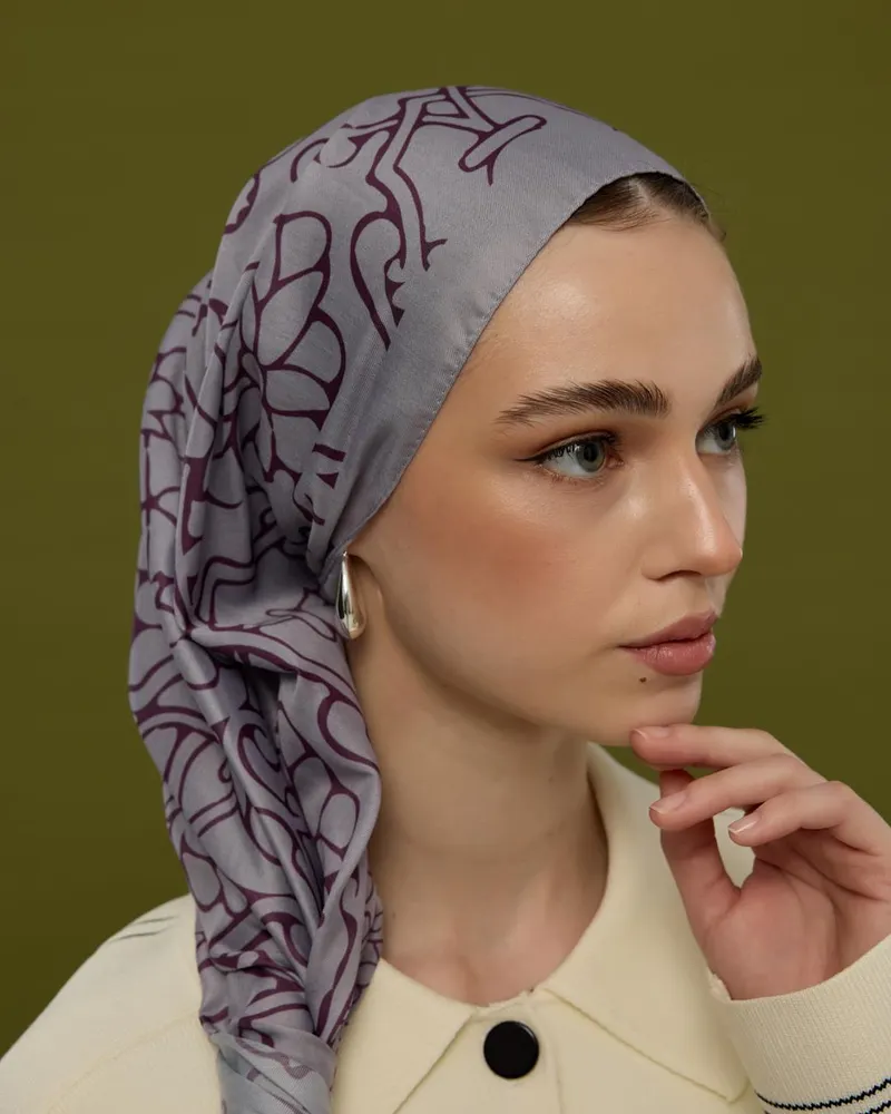 Leylak & Erguvani Harem Rüyası Desen Şal - 02 · görsel 2