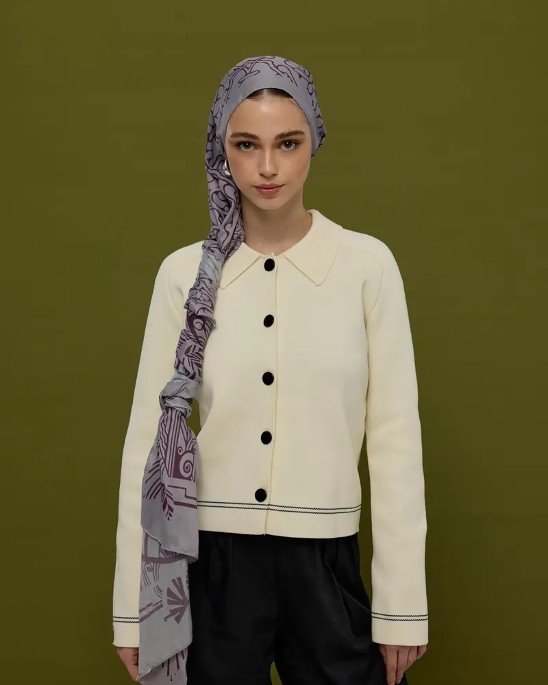 Leylak & Erguvani Harem Rüyası Desen Şal - 02 · görsel 3