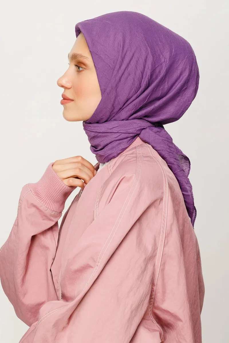 Menekşe Bambu Eşarp · görsel 2