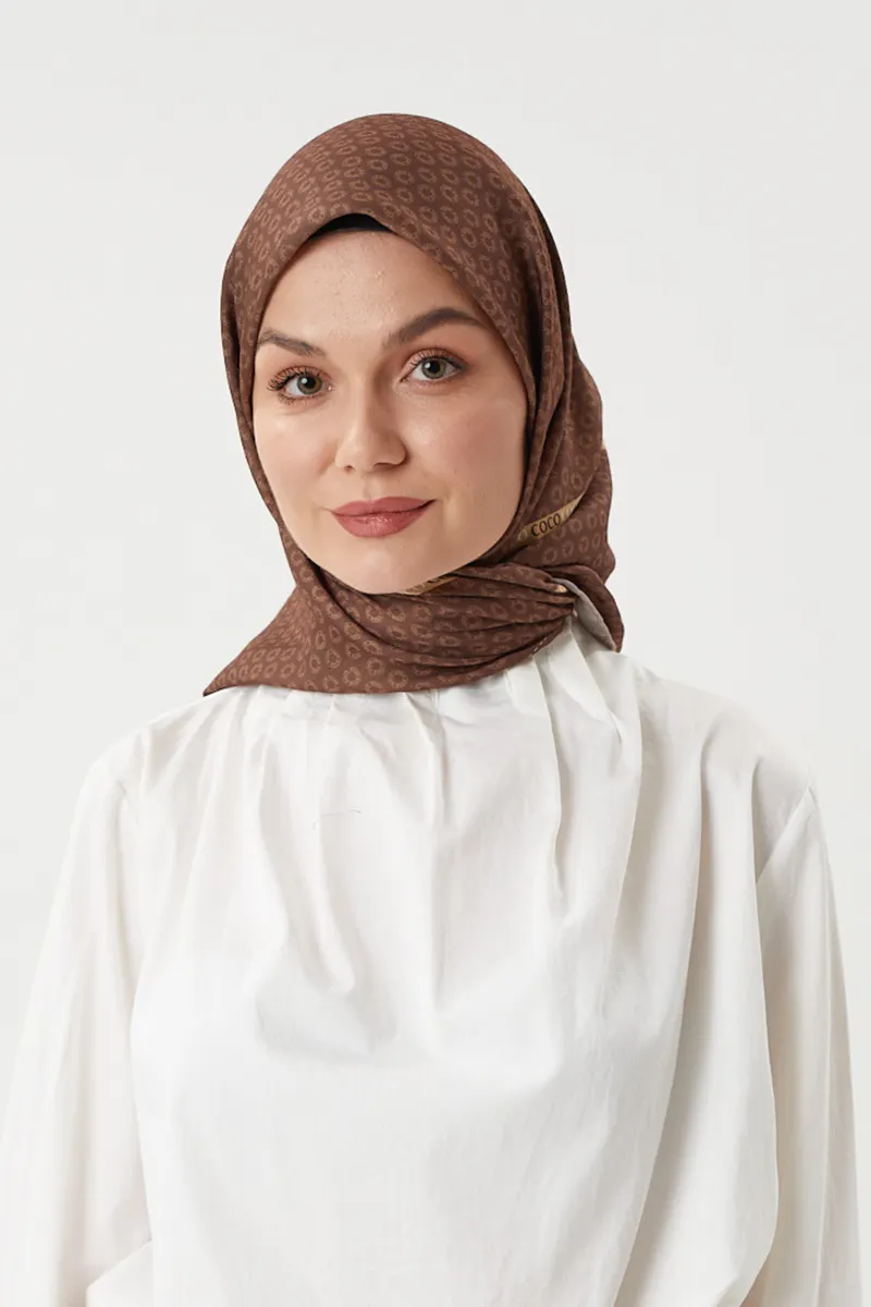 Mocha - Morocco Pamuk Eşarp