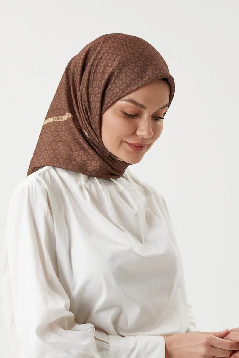 Mocha - Morocco Pamuk Eşarp