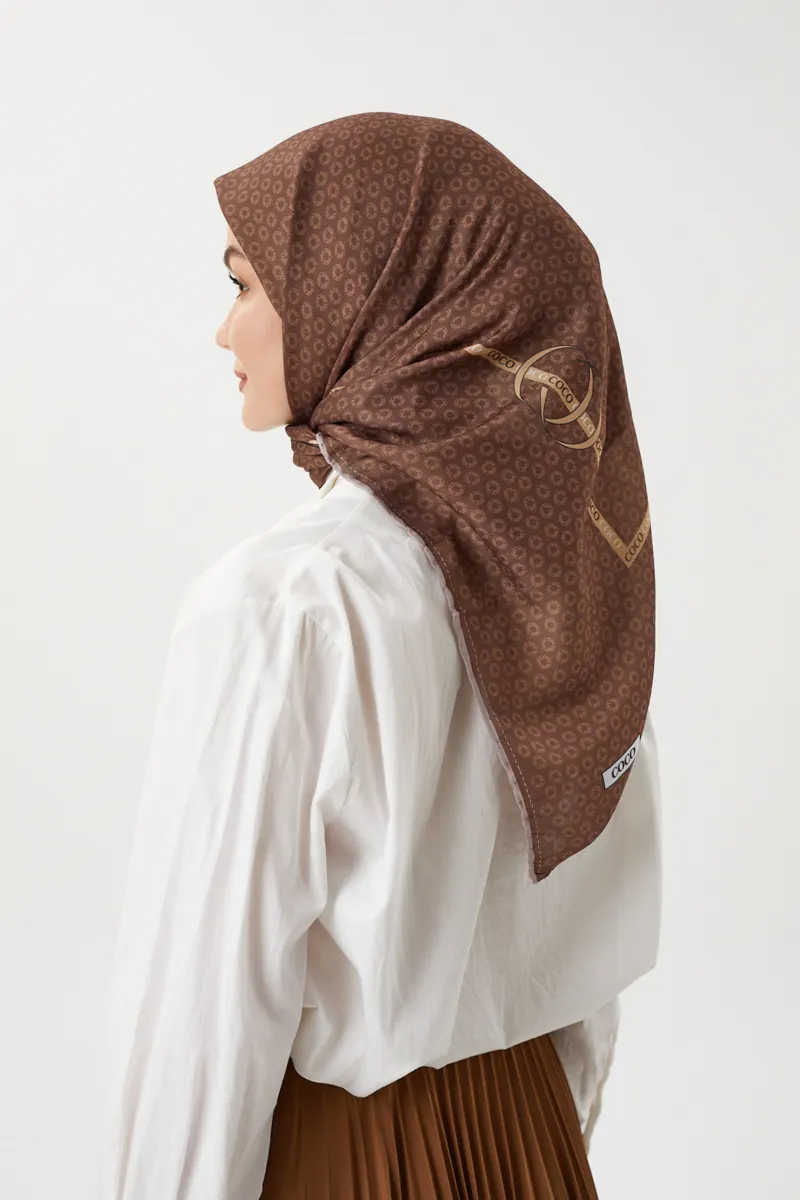 Mocha - Morocco Pamuk Eşarp