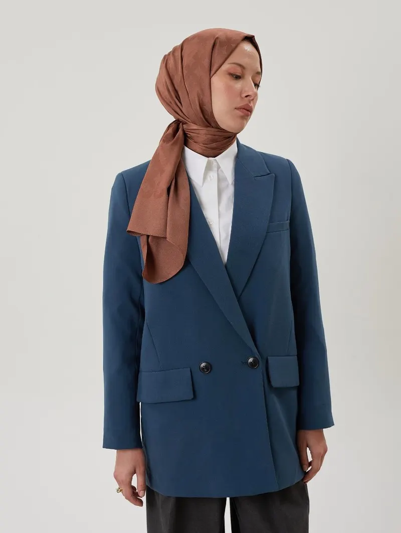 Mocha Rise Desen Jakar Şal · görsel 2