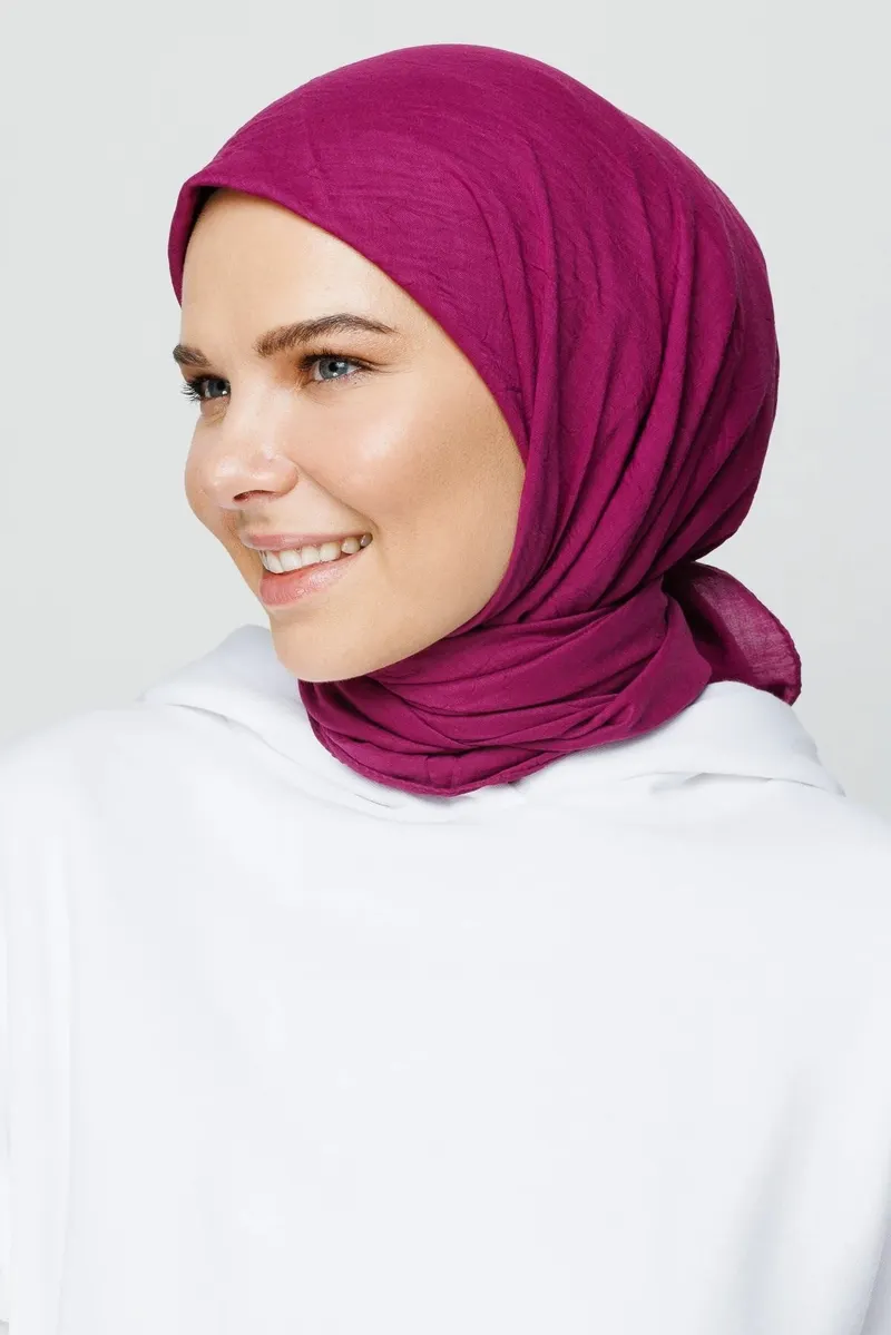 Mürdüm Bambu Eşarp · görsel 3