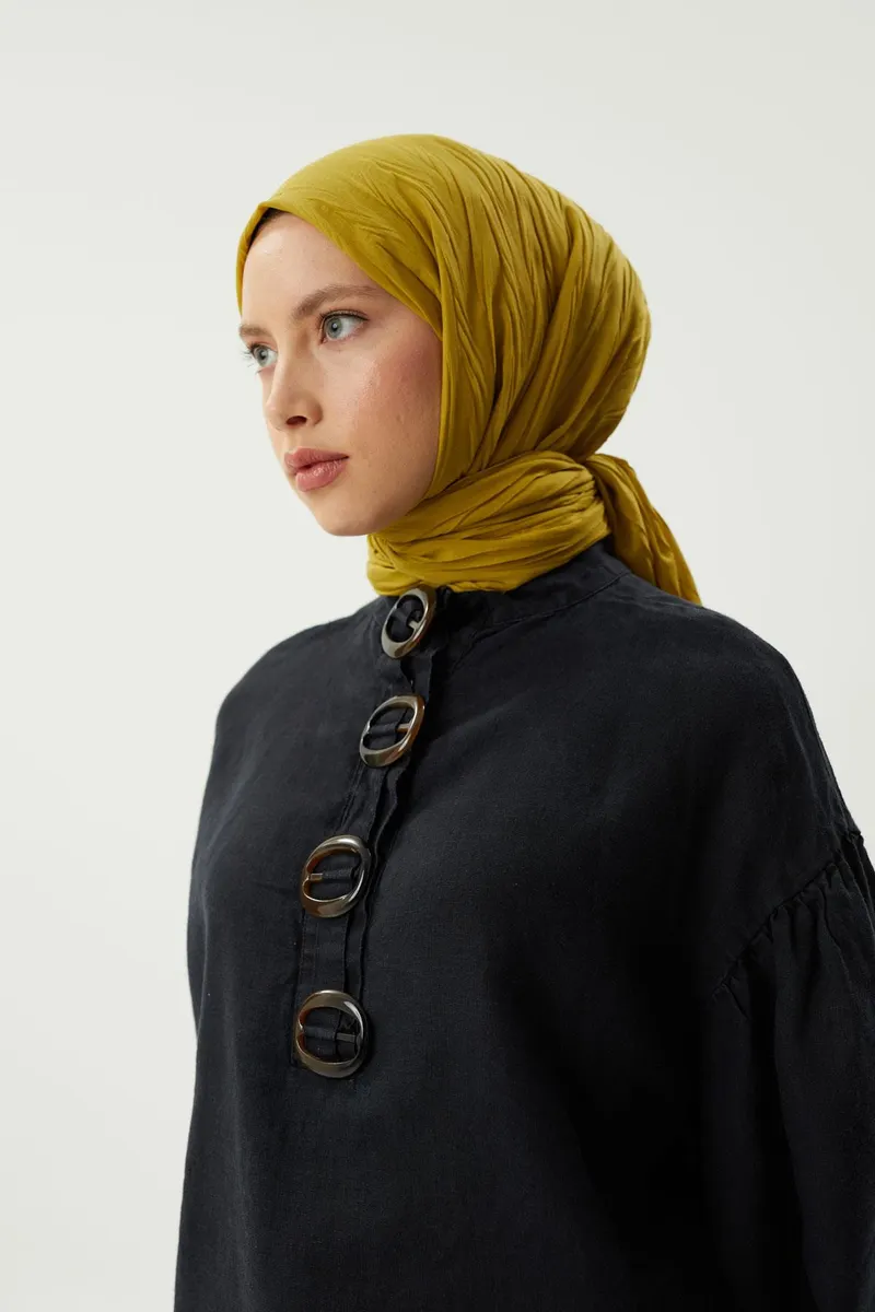 Olive Piliseli Bambu Şal · görsel 2