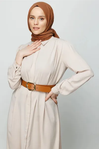 Mocha Pamuk Kraş Şal · Mocha
