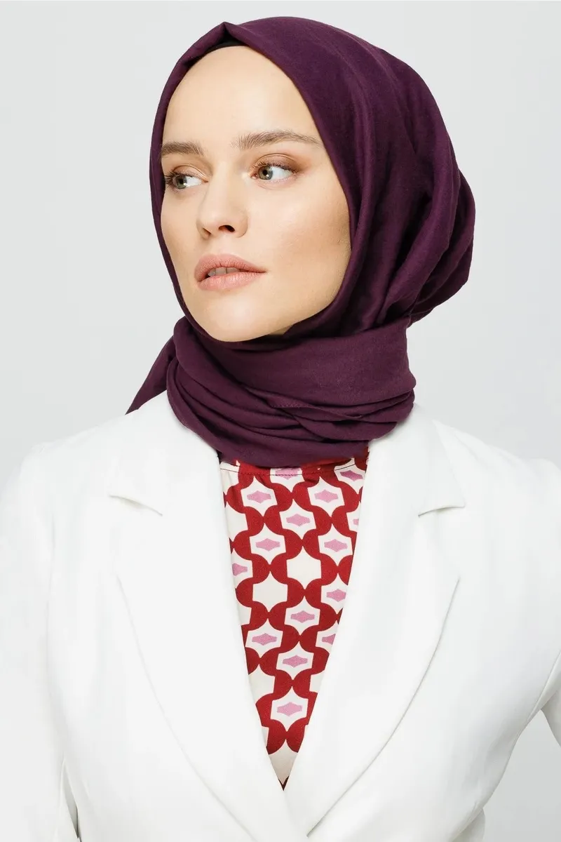 Mor Pamuk Kraş Şal