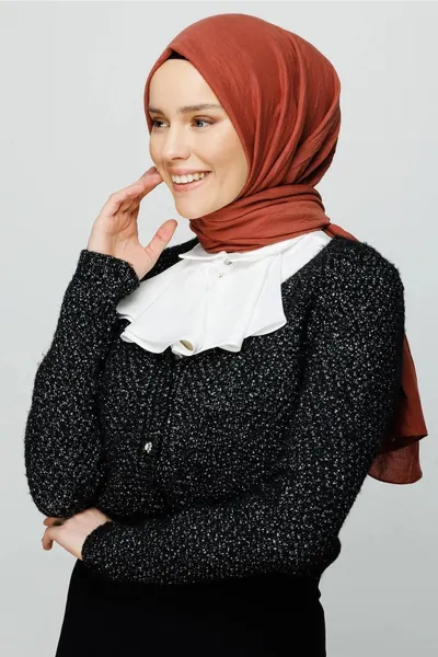 Soğan Kabuğu Pamuk Kraş Şal · Soğan Kabuğu