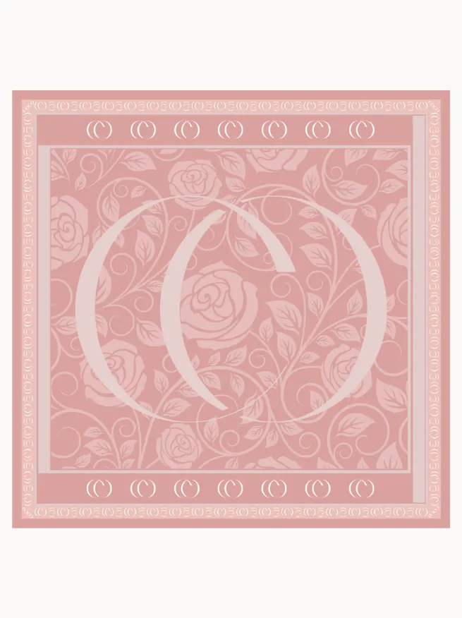 Pastel Pembe - Vintage Pamuk Eşarp