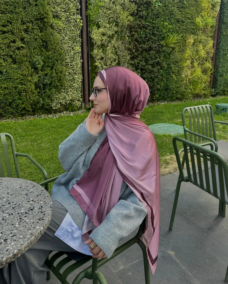 Pudra Degrade Desen Şal