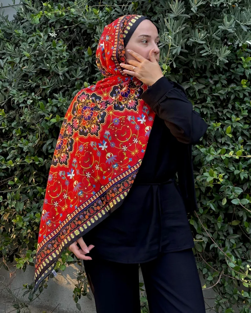 Rüzgarın Sesi Silk Nomads Vual İpek Şal · görsel 3