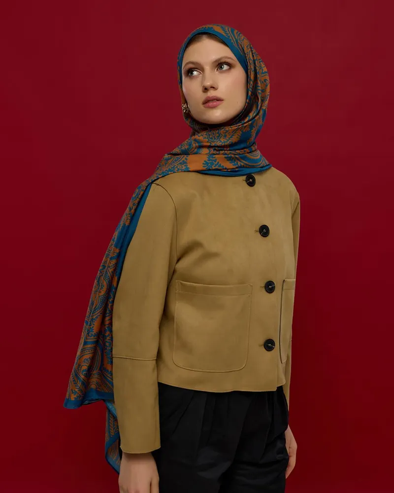 Safir & Hardal Zerafeti Sultani Desen Şal - 21 · görsel 4